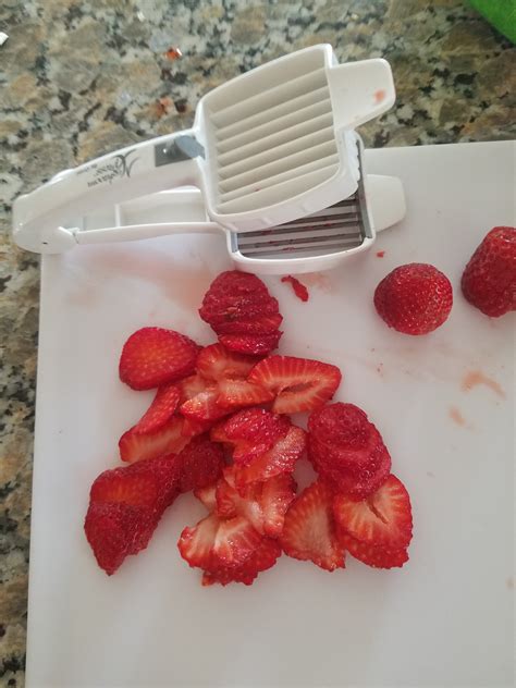 How To Cut Strawberries Evenly Cooking With Brad