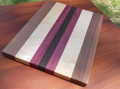 Handmade Wooden Cutting Board With Striped By Josephthompsonwood