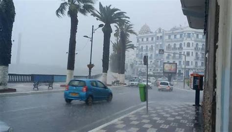Algérie Fortes Pluies Orageuses Dans Ces Certaines Wilayas Bms