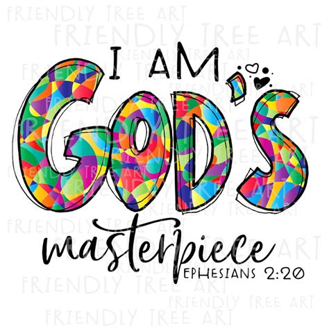 We Are Gods Masterpiece Png Files For Sublimation Etsy