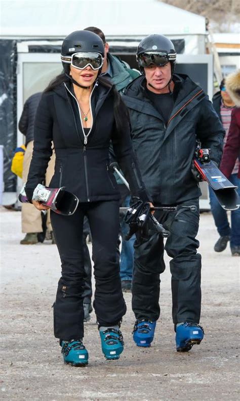 Lauren Sanchez And Jeff Bezos Hit The Slopes In Matching Outfits
