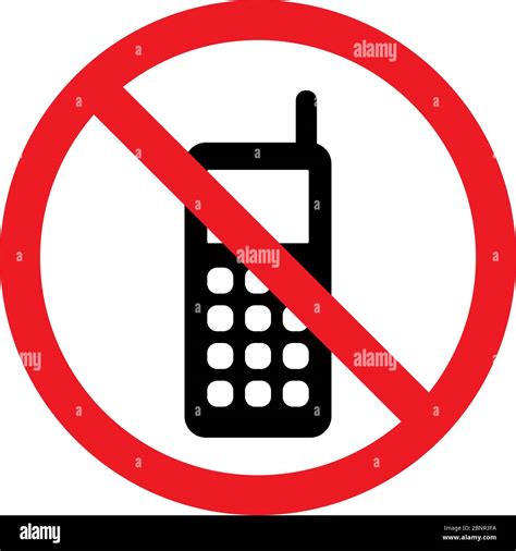 Cellphone Not Allowed Sign Vector Turn Off Mobile Phones Perfect For Backgrounds Backdrop
