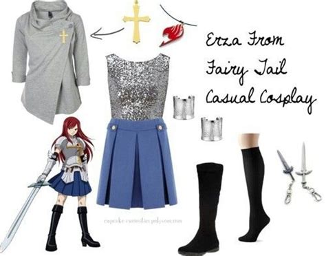 Casual Cosplay Erza Scarlet Cosplay Anime Cosplay Diy Cosplay