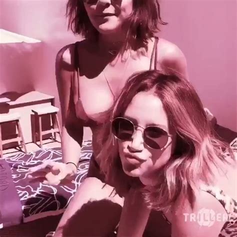 Ashley Tisdale Stella Hudgens And Vanessa Hudgens Sexy Bikini Party