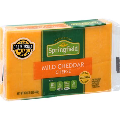 Springfield Cheese Mild Cheddar Caseys Foods