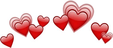 Heart Emoji Crown Transparent Background