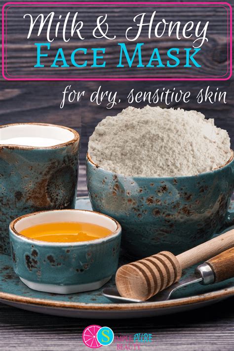 Milk And Honey Homemade Face Mask For Dry Sensitive Skin Simple Pure Beauty