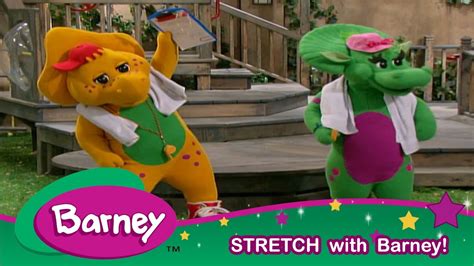 Barney Stretch With Barney Exercise For Kids Youtube