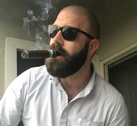 Great Beards Awesome Beards Man Smoking Cigar Smoking Hairy Men Bearded Men Bald With