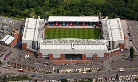 Ewood Park Football Stadium Blackburn From The Air Aerial Photographs