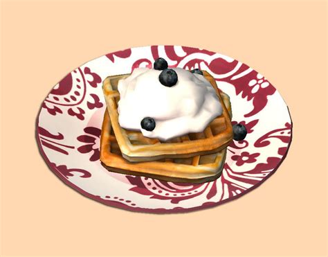 Jacky93sims — Waffles Food For The Sims 2