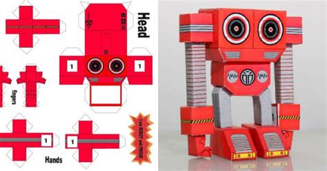 15 Papertoys De Robots à Télécharger Paper Toy Diy Enfant Diy