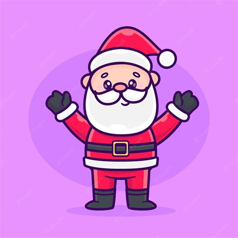 Premium Vector Happy Santa Claus