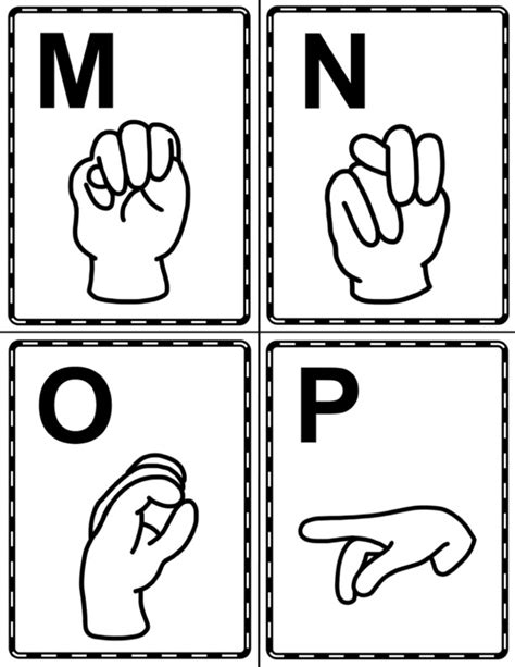 Sign Language Alphabet Book For Kids Free Printable The Activity Mom