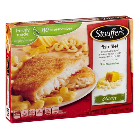 Stouffers Fish Fillet With Macaroni And Cheese 9oz Pkg Garden Grocer