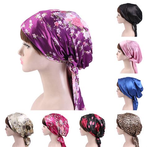 Doreenbeads Printed Flowers Women Inner Hijabs Cap Muslim Head Scarf