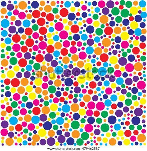 Color Dot Pattern Stock Vector Royalty Free 479462587