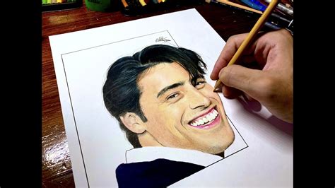 How To Draw Joey Tribbiani Matt LeBlanc FRIENDS Drawing Series
