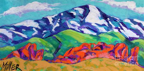 Purple Mountain Majesty Painting By Tracy Miller Fine Art America