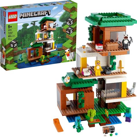 Lego Minecraft The Modern Treehouse 21174 Juego De Construcción De