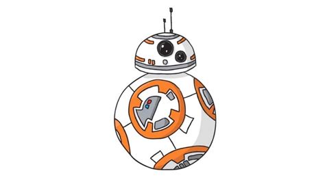 How To Draw Bb 8 Star Wars Droid My How To Draw