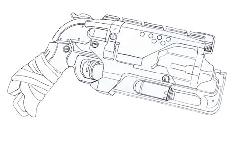 Free Printable Nerf Gun Coloring Pages Shaunqokelley