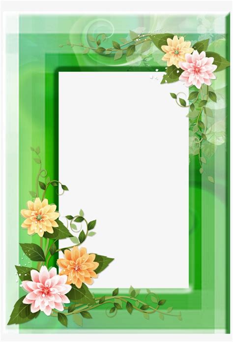 Flower Paper Beautiful Border Design Draw Willy