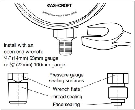 Ashcroft 8008a Pressure Gauge Instruction Manual