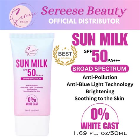 Sereese Beauty Sun Milk Spf 50 Pa Original Shopee Philippines