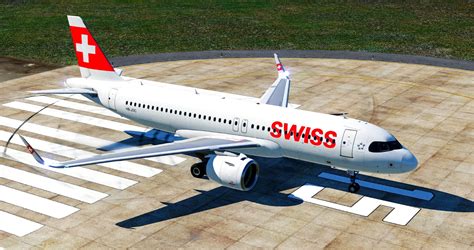 Swiss A320neo Toliss A320neo X Plane 12