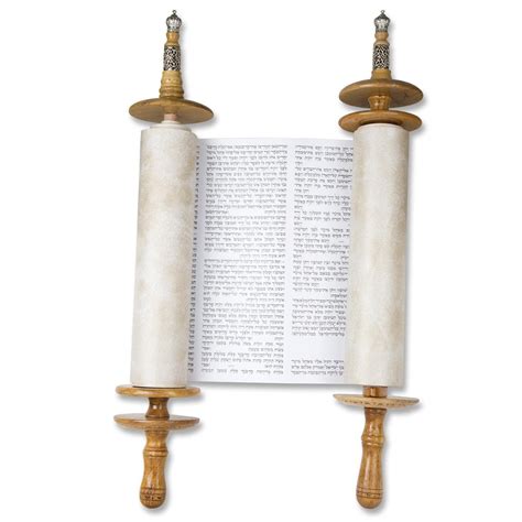 Extra Large Deluxe Replica Torah Scroll, Judaica | World of Judaica