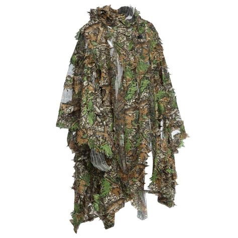 D Camo Bionic Leaf Camouflage Jungle Hunting Ghillie Suit Set Woodland