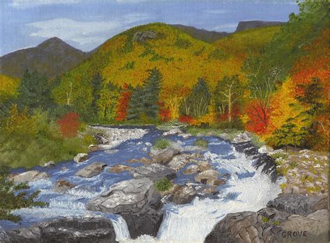 Adirondack Park And Preserve Ny Painting By Samuel Grove Fine Art