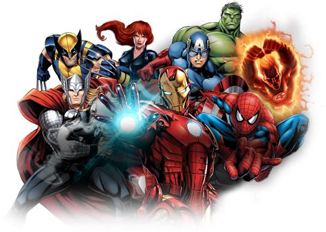 Marvel Cartoon Characters Png Images And Photos Finder