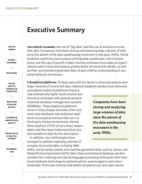 How To Write An Executive Summary For A Lab Report