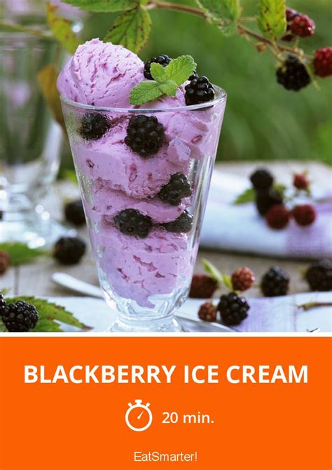 Blackberry Ice Cream Recipe Eat Smarter Usa
