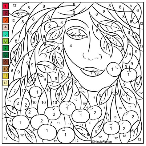 Nicole S Free Coloring Pages Color By Number New Colo Vrogue Co