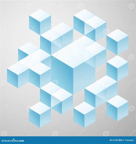 Abstract Geometric Design Template Stock Vector Illustration Of
