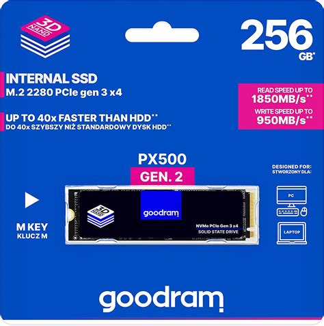 Goodram Ssd Px500 G2 256 Gb M2 Pcie 3x4 Nvme Offerte