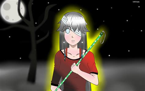 Wallpaper Blind Girl Anime Version By Eversonrodrigo On Deviantart