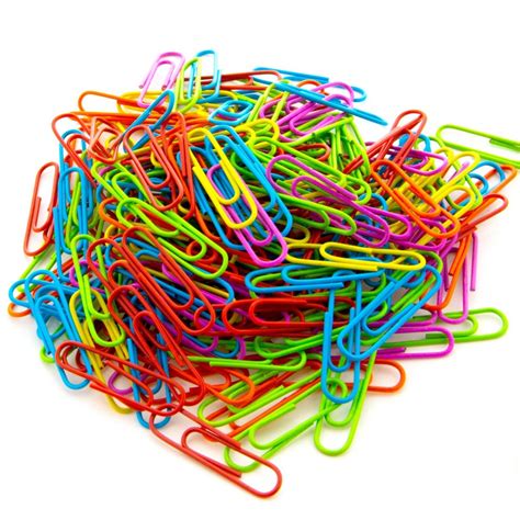 No Regular Mm Color Paper Clips Pack Crown Office Supplies