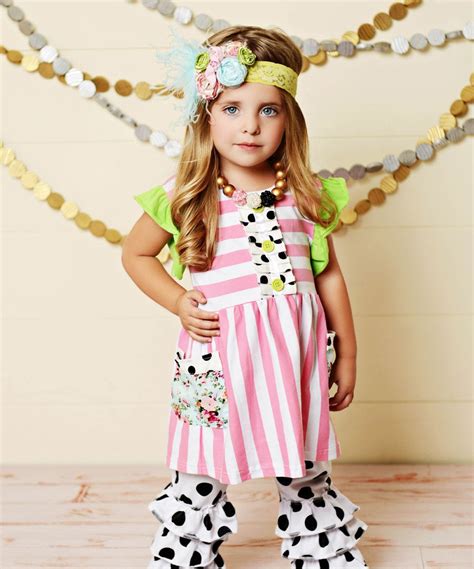 Look At This Zulilyfind Pink Stripe Angel Sleeve Dress Toddler