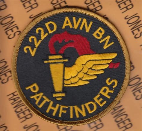 Us Army 222nd Aviation Bn Airborne Pathfinder Infantry Pocket Patch 7