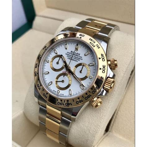 Rolex Chronograph Automatic Two Tone Mens Watch For Man Rlx Sg Multi