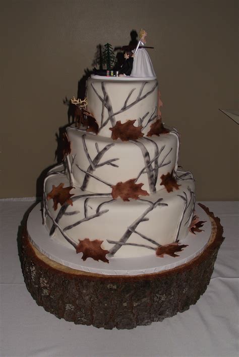 Winter Camo Wedding Cake I Created This For My Brothers
