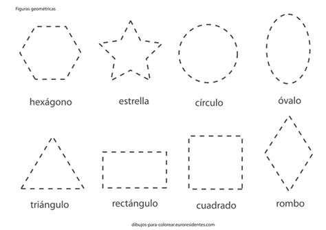 Formas Geométricas Para Imprimir Y Colorear Manualidades