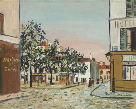 Maurice Utrillo 1883 1955 Place Du Tertre à Montmartre Christies