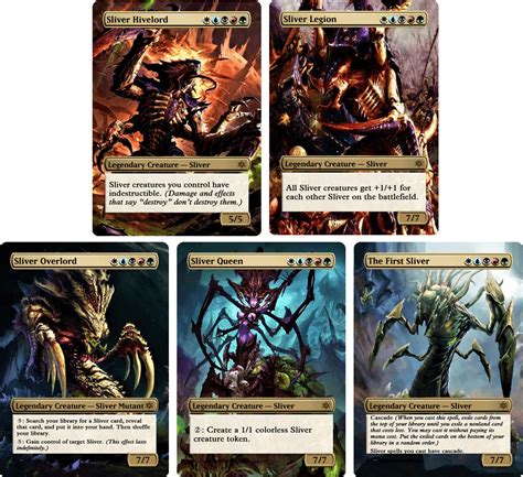 Search for the perfect addition to your deck. Legendary Sliver - Magic The Gathering Proxy Cards