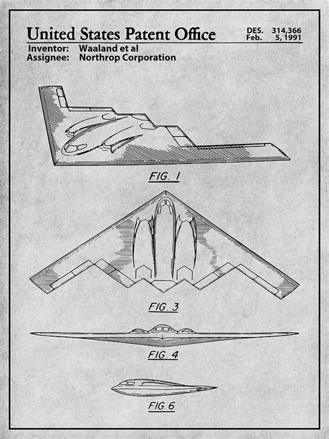 Stealth Bomber Drawing