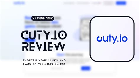 Cuty Io Review Shorten Links And Earn Money For Beginners